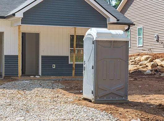 customers can work with standard portable restrooms to determine the best placement location for the restrooms at their event